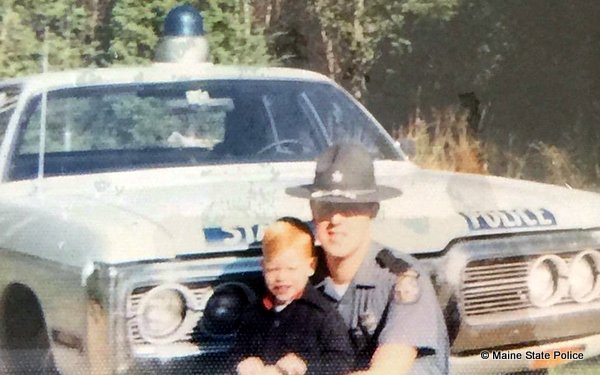 1973 Trooper David Millett future Sgt. Ted Millett 72 Plymouth Fury