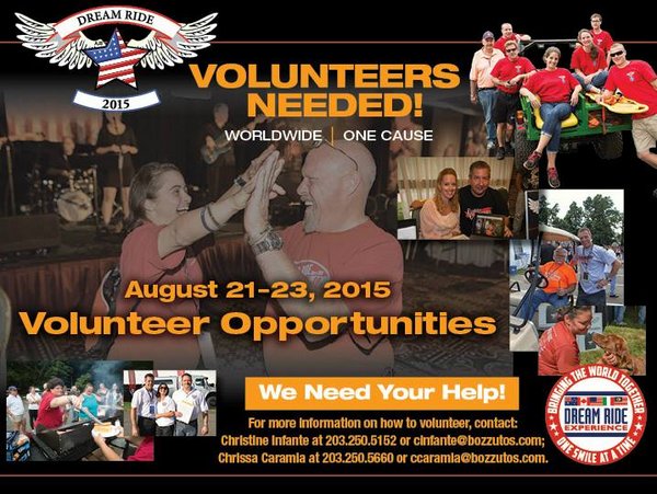 Volunteer to help with the 2015 Dream Ride to benefit Special Olympics