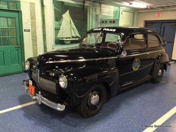 1942 Ford Cruiser, owned by Maine State Troopers Foundation