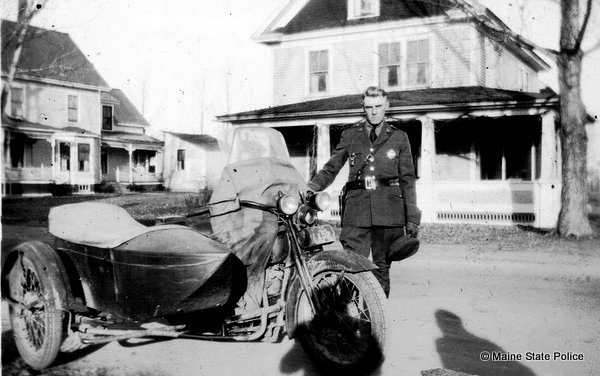 Unidentified Trooper with sidecar