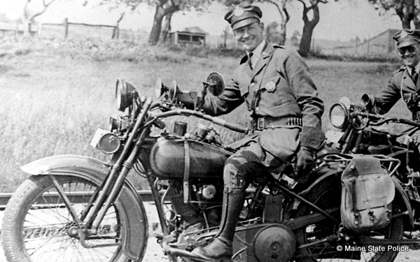 Maine State Police motorcycle trooper
