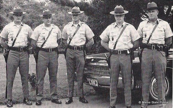 1969 - Governors Conference, Prout's Neck, ME. Troopers Parker-LaMontagne-Redwell-McLLauglin-Farrar